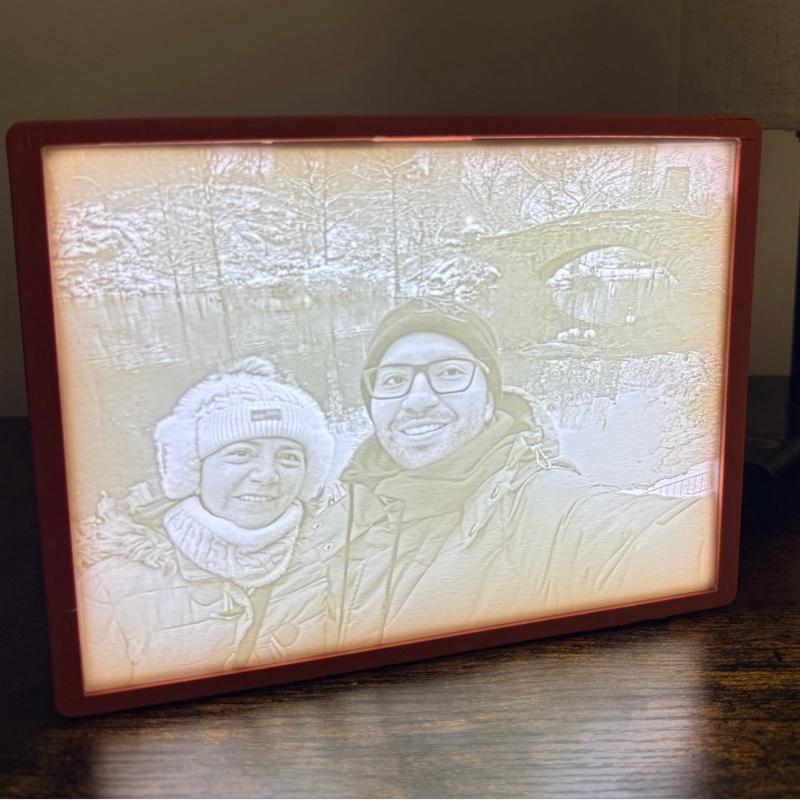 Black & White Lithophane