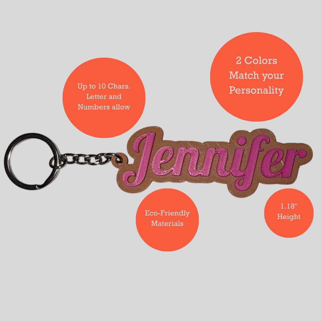 Custom 3D Name Keychain