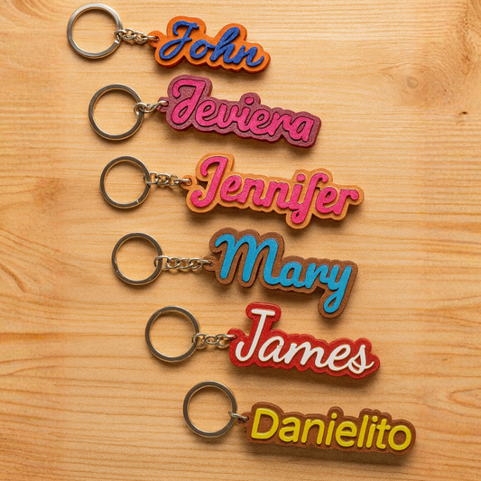 Custom 3D Name Keychain