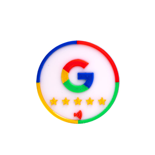 Google Review logo on a black background